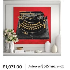 Chelsea Art Studio Vintatge Typewritier II print by Guseul Park